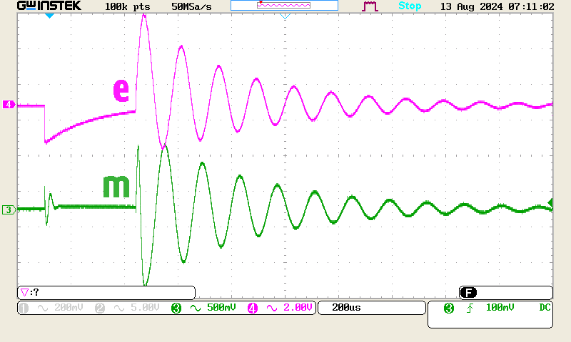 Sferics-Schwingung des Generators